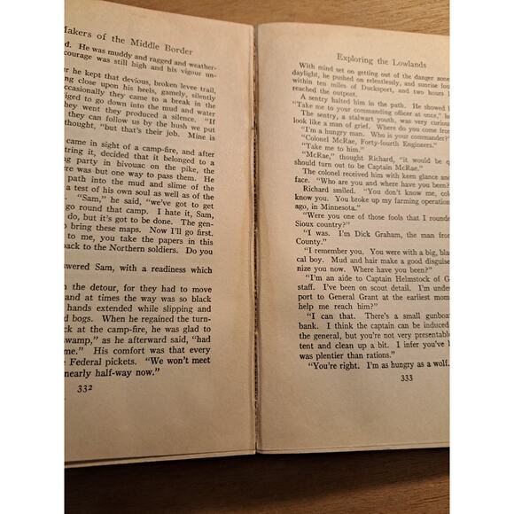 Trail- Makers of the Middle Border by Hamlin Garland 1926 Vintage Antique Book - Picture 9 of 11